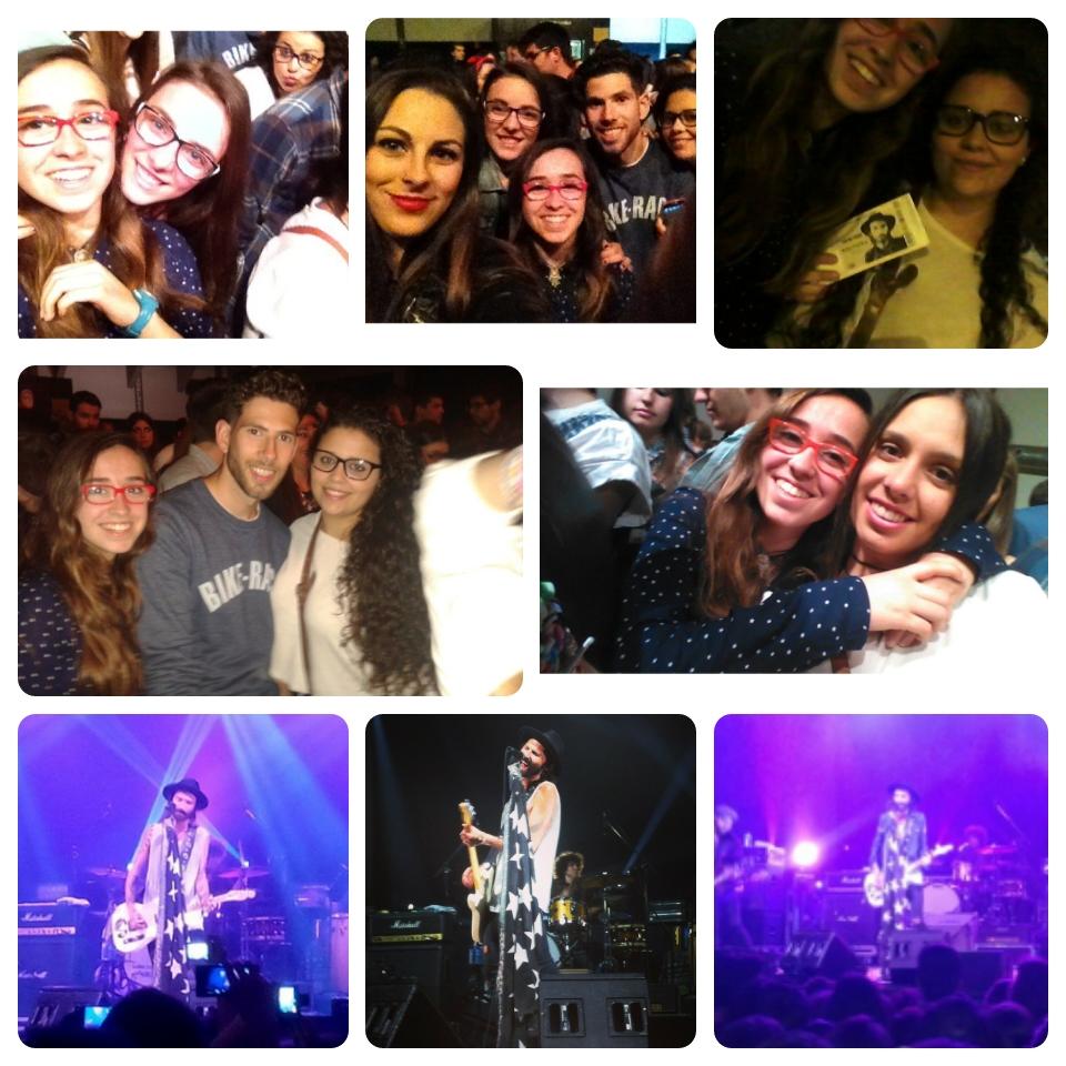 " Un día quiero dejar el mundo entero por ti, 
la misma noche me aburro y no eres para mí"
Conciertazo 👏👏🙌🔝👌🎊😄🙆