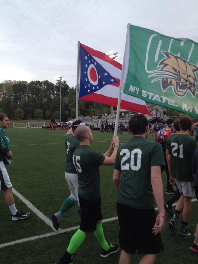 OUFlyingBobcats's tweet photo. We OUt here. @QuidWorldCup http://t.co/OqDOEfHodp