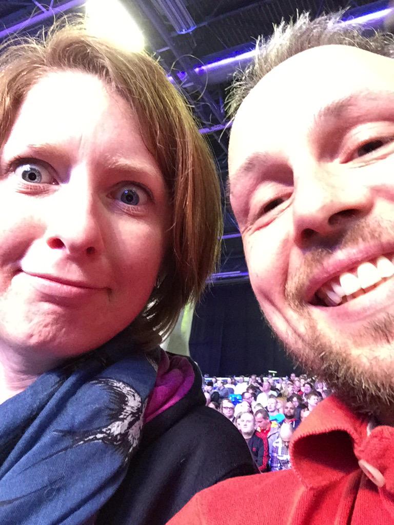 #gslsupertheatre8 geeking out!