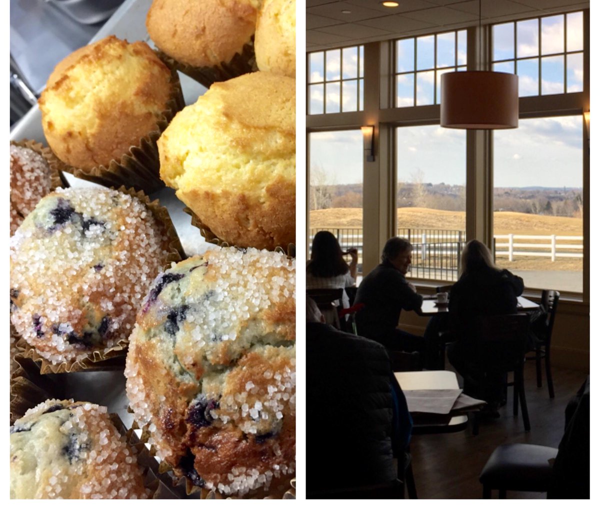 Fresh Baked Muffins &amp; a Beautiful View..Hello Spring! come join us for Breakfast 8am - Noon