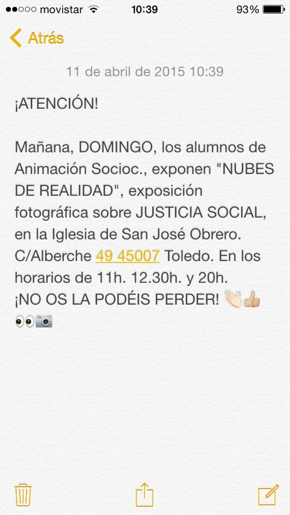 creaztiva's tweet photo. ¿Aún no lo sabes?... IMPORTANTE!! @vistetumente @IESElGreco http://t.co/fIXpnTPVfe