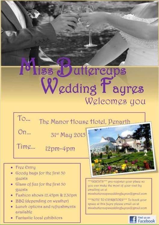 MButtercups's tweet photo. Join us at @TheManorPenarth on the 31st of May for our wedding fayre! #MissButtercups http://t.co/Tdk8Pp1td8