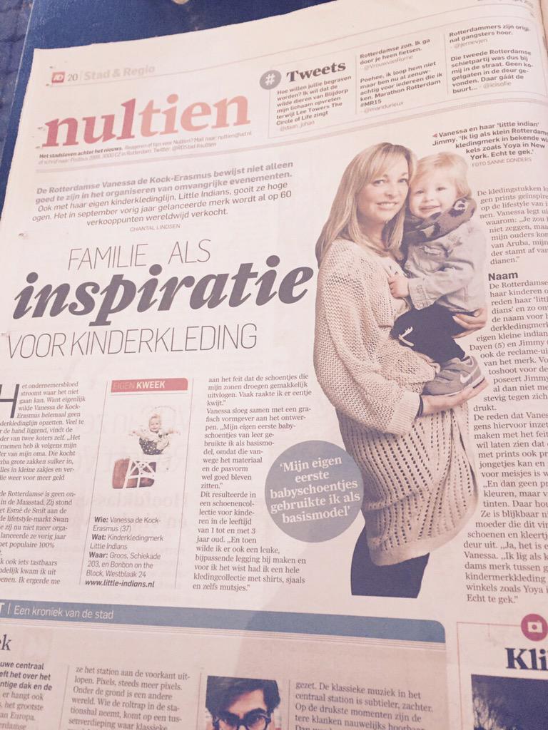 Leuk stukje over mijn label <a href="/LittleIndianss/">Little Indians</a> in het <a href="/RDStad/">AD Rotterdams Dagblad</a>