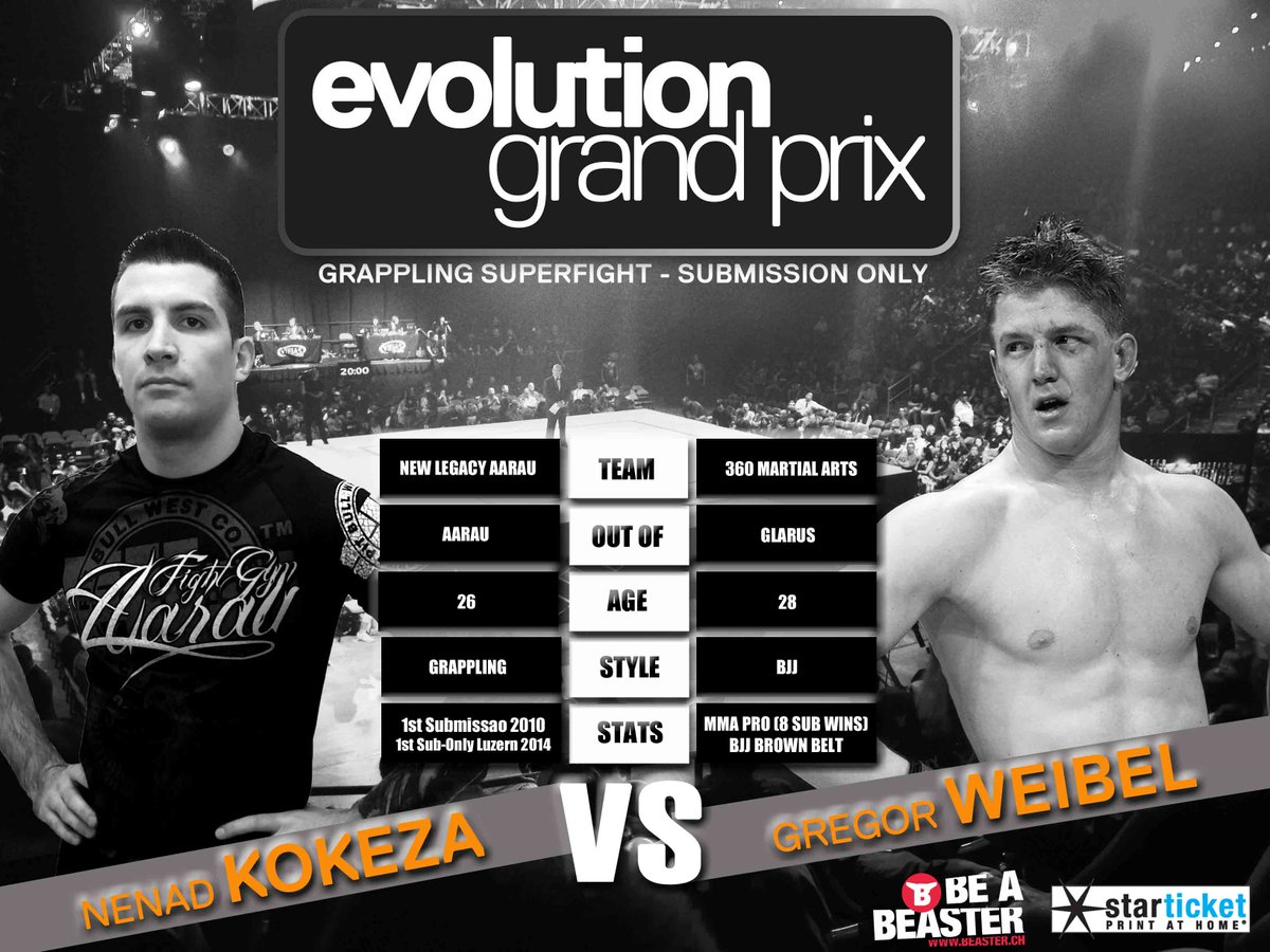 We have the rematch: Gregor Weibel vs. Nenad Kokeza! #rematch #EvolutionGrandPrix #BJJ #Grappling #noPoint #SubOnly