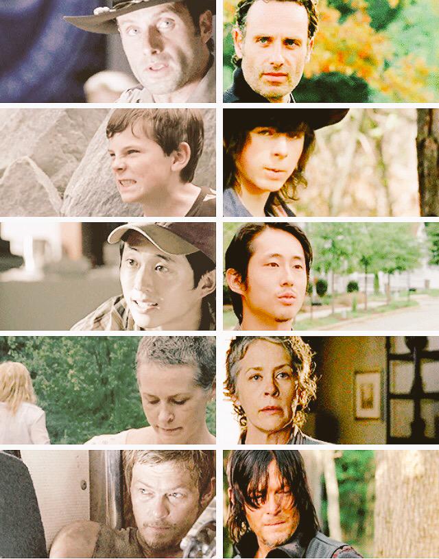 Oh, how far they've all evolved. #TheWalkingDead #TheAtlantaFive #TWDFamily