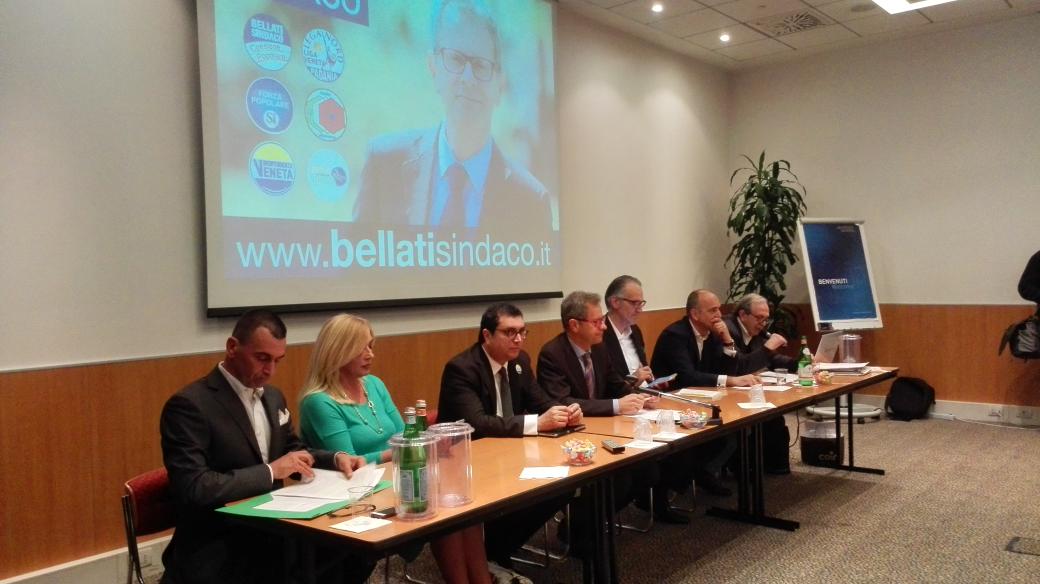 crispadova's tweet photo. #bellati presentazione ufficiale, lo slogan del candidato sindaco a ve: "tocca a tutti noi" #elezioni #venezia http://t.co/yJx5oi41hh