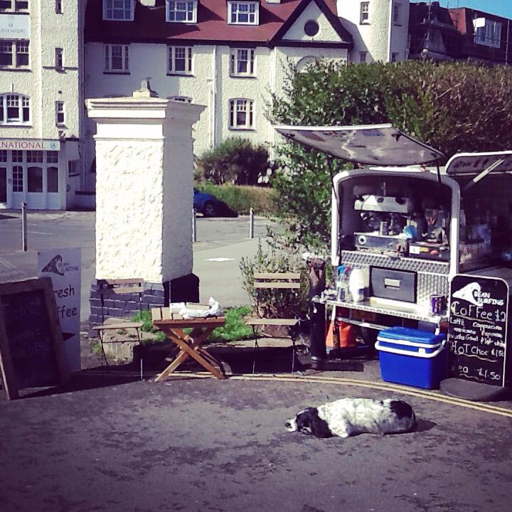 It's another budeiful day and the coffee is on so swing by for your fix #Bude #coffee #Cornwall
