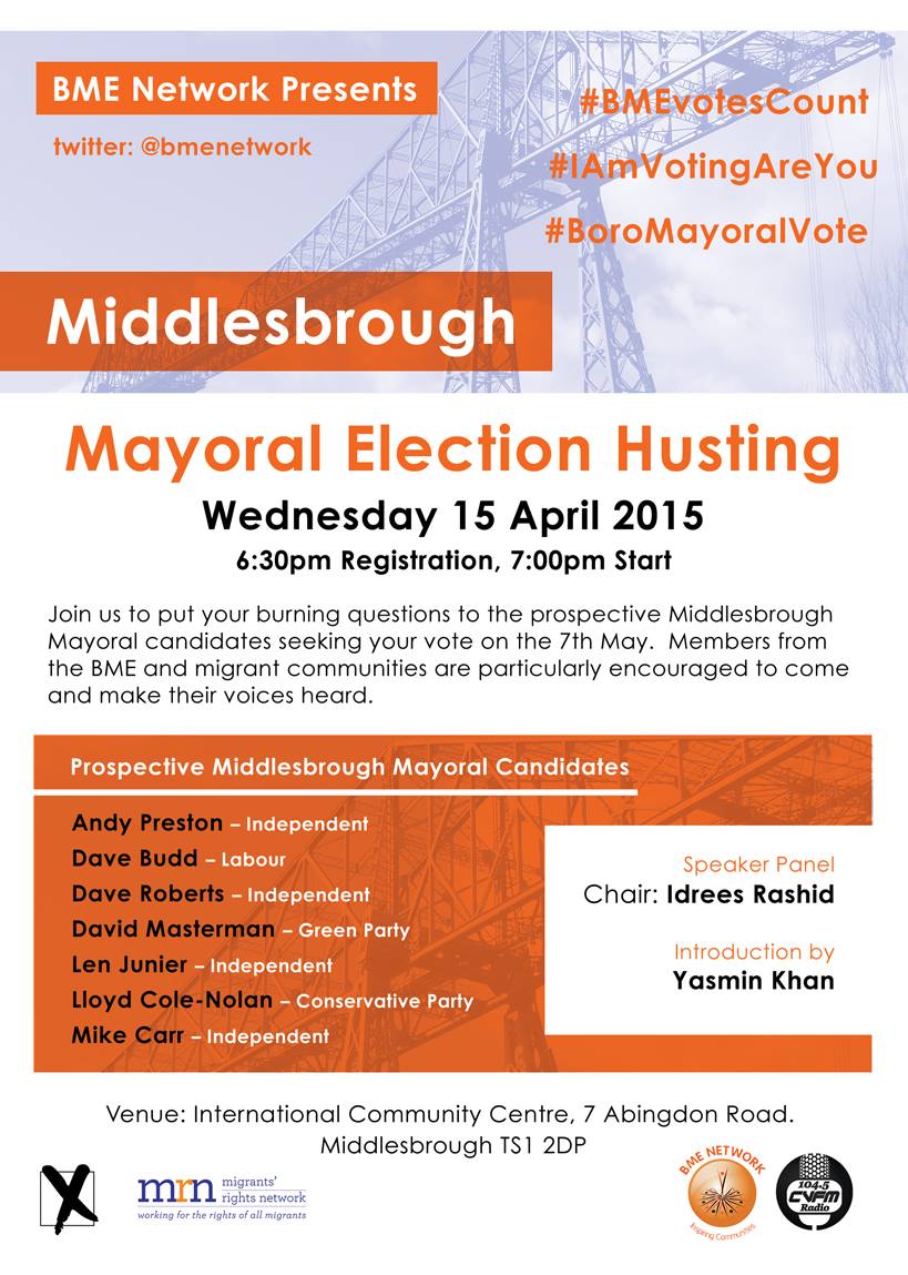 saheedLoc's tweet photo. Looking forward to meeting @DaveBudd4Mayor @VoteForBoro @preston_andy @roberts4mayor @CllrlenJunier #BMEvotesCount http://t.co/2Ko6jUqLD9