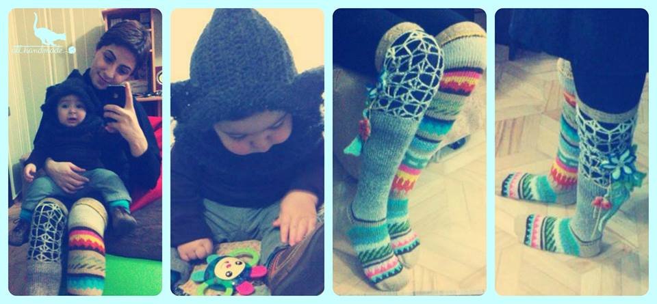 laMiu_shop's tweet photo. here we are with our  #handmade work! 
#socks #hat #mommie #baby http://t.co/ARCwwPPJRZ