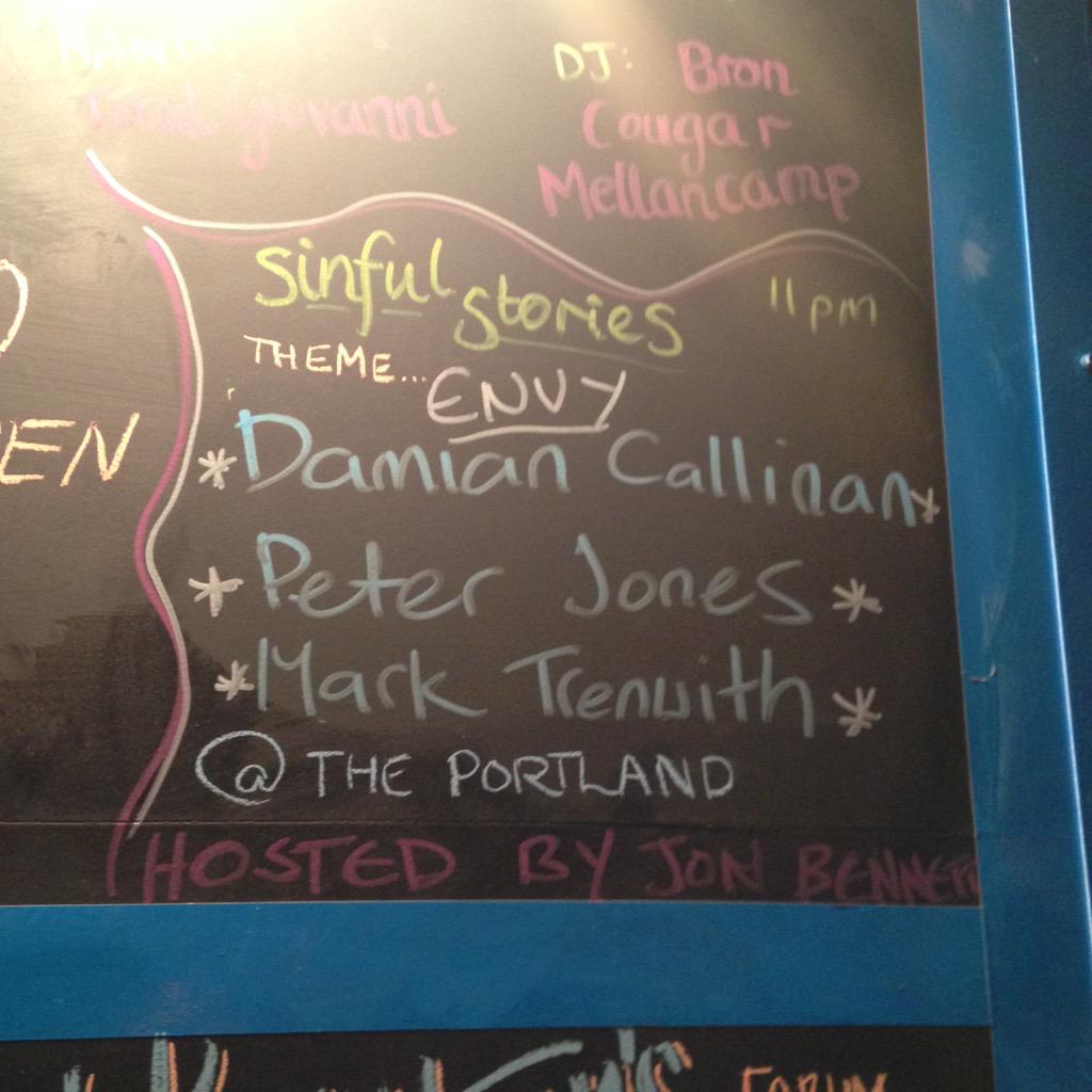 sinfulstories's tweet photo. Only 4 shows left! Tonight is ENVY with @damiancallinan @PeterTheJones @marktrenwith &amp; MC @thejonbennett #MICF2015 http://t.co/4ROiLEuXD9