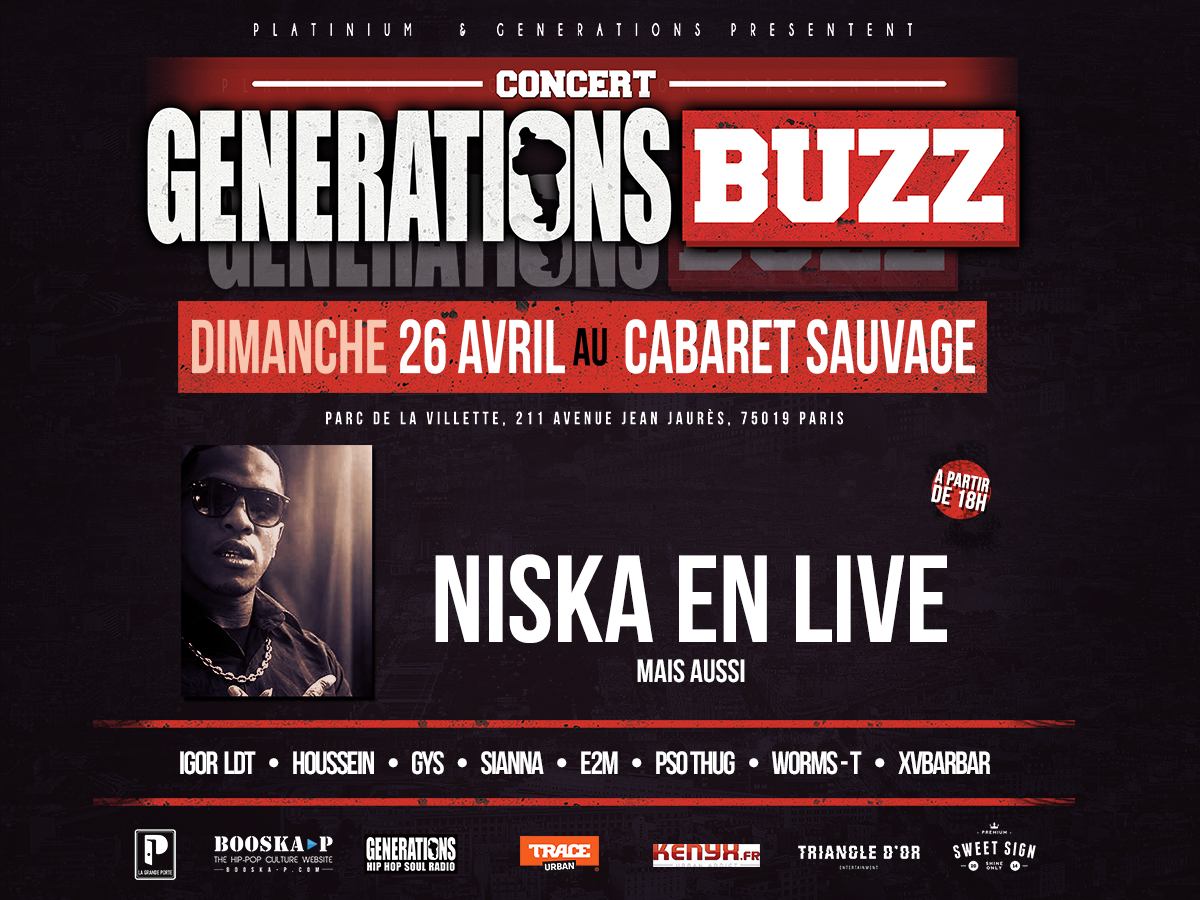 Niska_Officiel's tweet photo. Choppe ta place pour le concert @GenerationsBuzz du 26 avril ici : http://t.co/BsDA8gsUNz

cc @generations http://t.co/CRVxLYFzEx