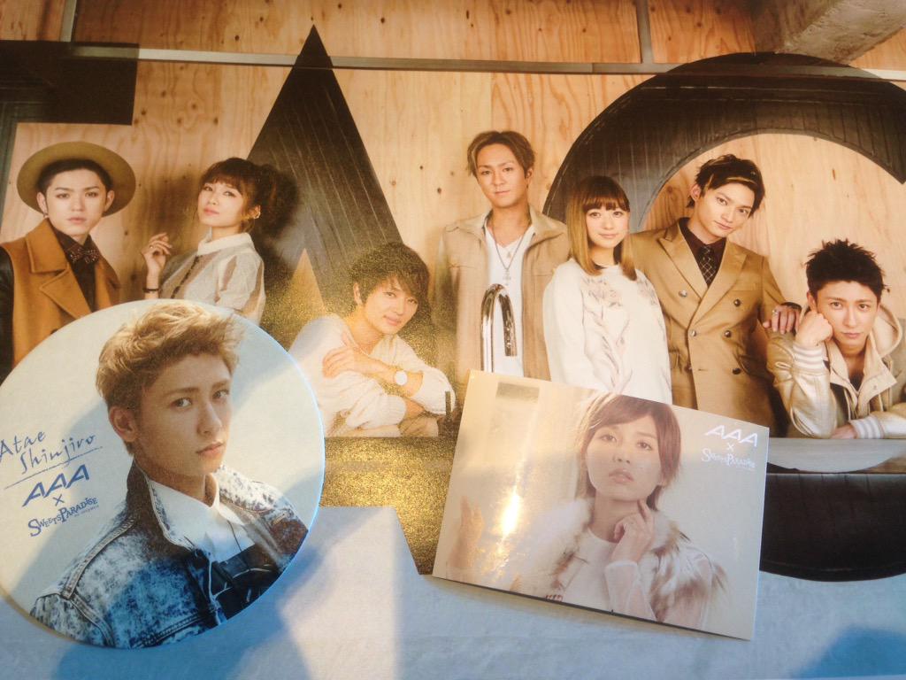 no_chata's tweet photo. 昨日はみぃちゃんとAAAカフェいってきた💓お買い物と恋バナ楽しかった♪♪も〜幸せな話聞けて幸せになった♪♪武道館が待ち遠しいなぁ〜👯🌟 http://t.co/LTwSAMM8sz