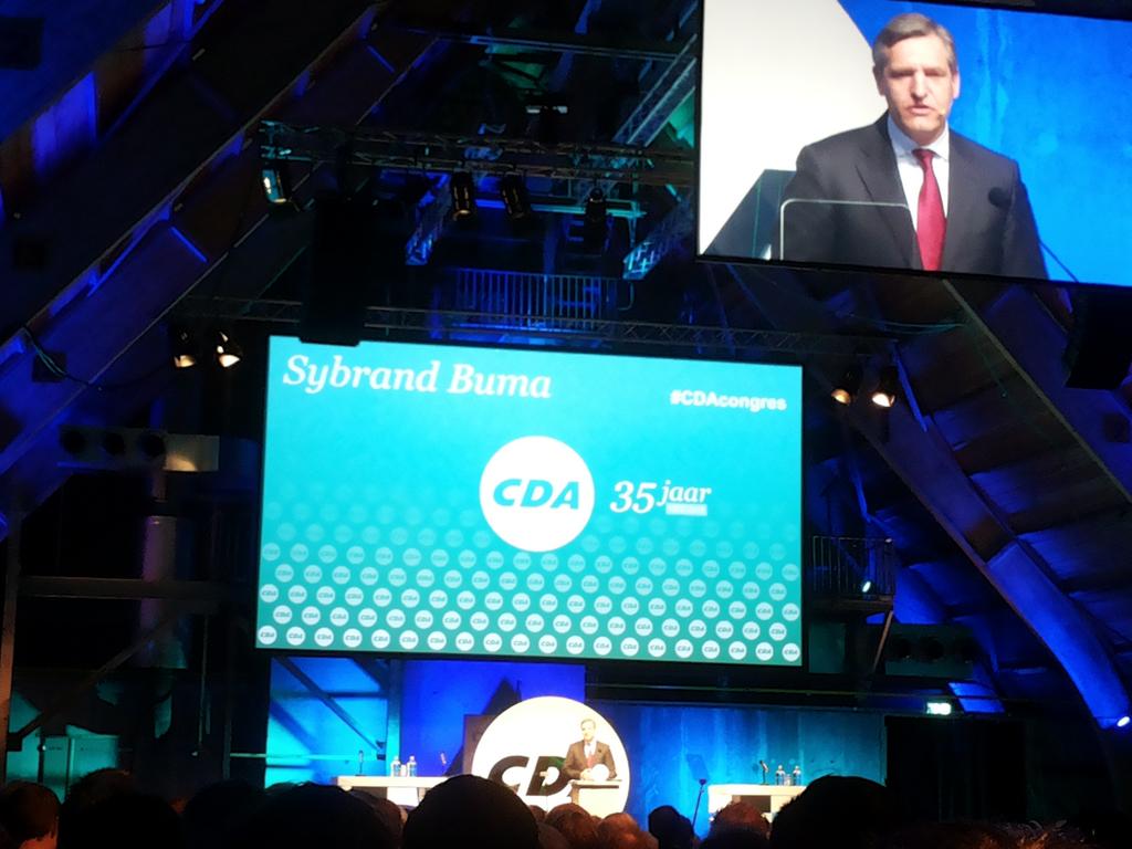 Buma #CDAcongres: Lange termijn boven korte termijn, arbeidsmarkt in balans, oog voor ander, respect voor elkaar.