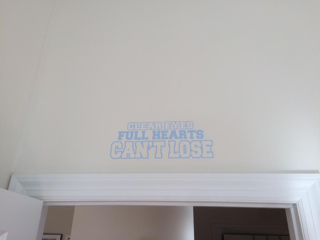 aaronreinitz's tweet photo. @keelinmc did you see the latest addition to Luke's room? http://t.co/qajR0O49ka