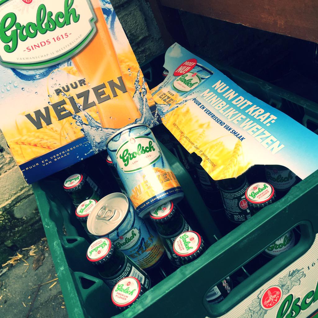 qelleq's tweet photo. @Grolsch mochten ze zich bij marketing afvragen of sampling werkt... http://t.co/gawyx5uVBz
