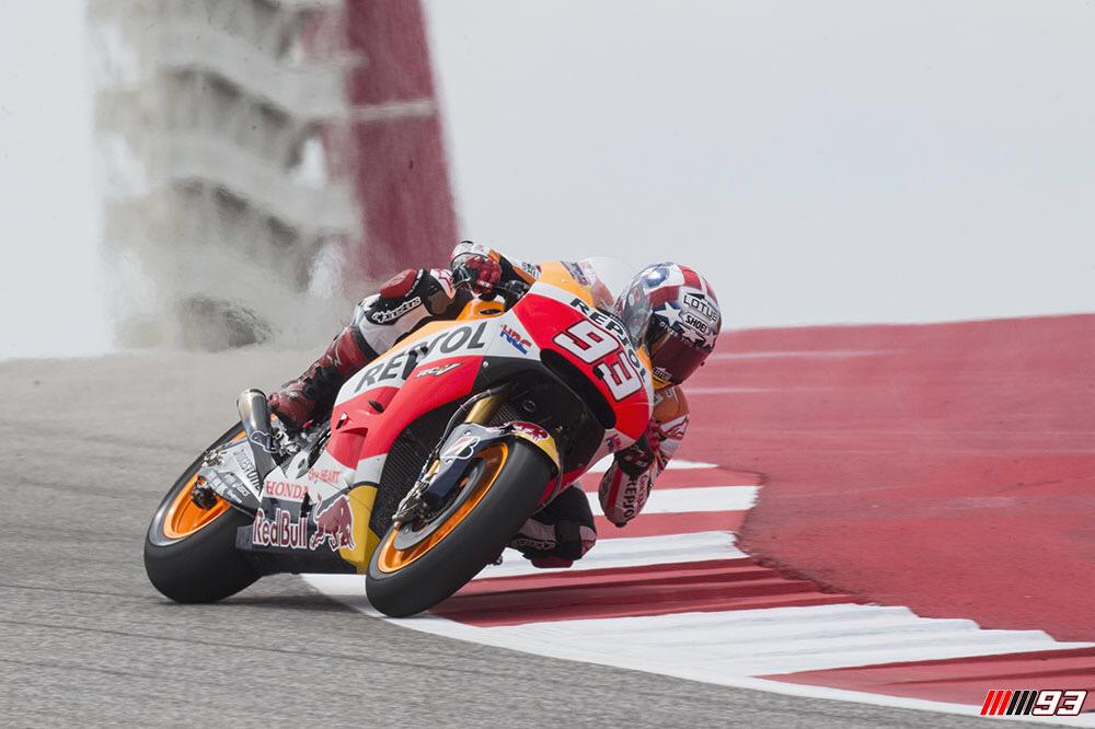 marcmarquez93's tweet photo. A punto para esta tarde! / Looking forward to riding this afternoon at #AmericasGP http://t.co/aQvwVOkQa8