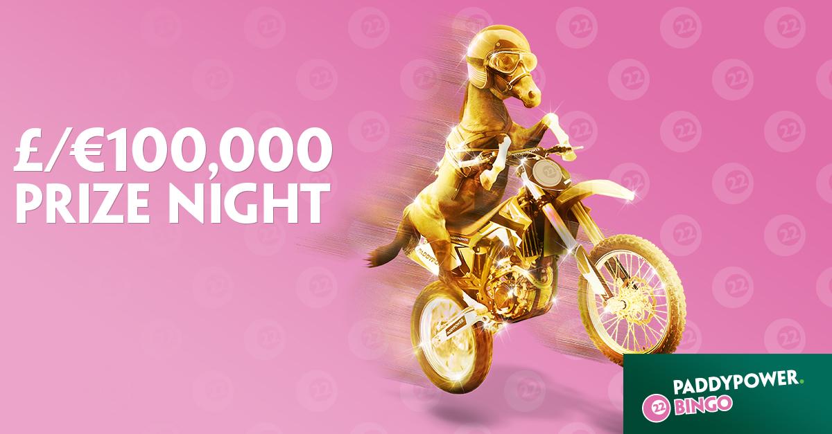 Giddy up and get involved in our Grand National €/£100k Giveaway! Play now: bingo.paddy.pr/nC5HkL