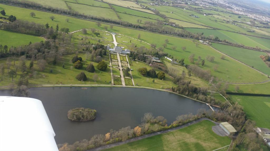 Tony Ryan's home the Lyons estate. Some back garden Tom Lyons