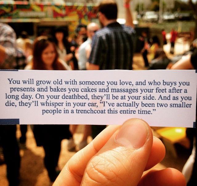 ejohnlove's tweet photo. Tweet from Craig Stone (@craigstone_) Craig Stone (@craigstone_) Tweeted:
The best fortune cookie ever. #funny #pics https://t.co/2lIa9PrjbN https://t.co/f0m2Chbm5G