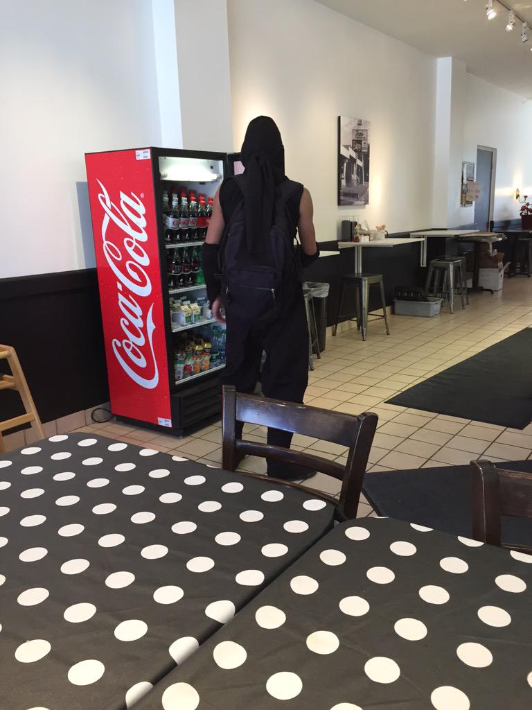 meghan_matt's tweet photo. When a local celebrity comes into the bakery http://t.co/5cJbrpYP70