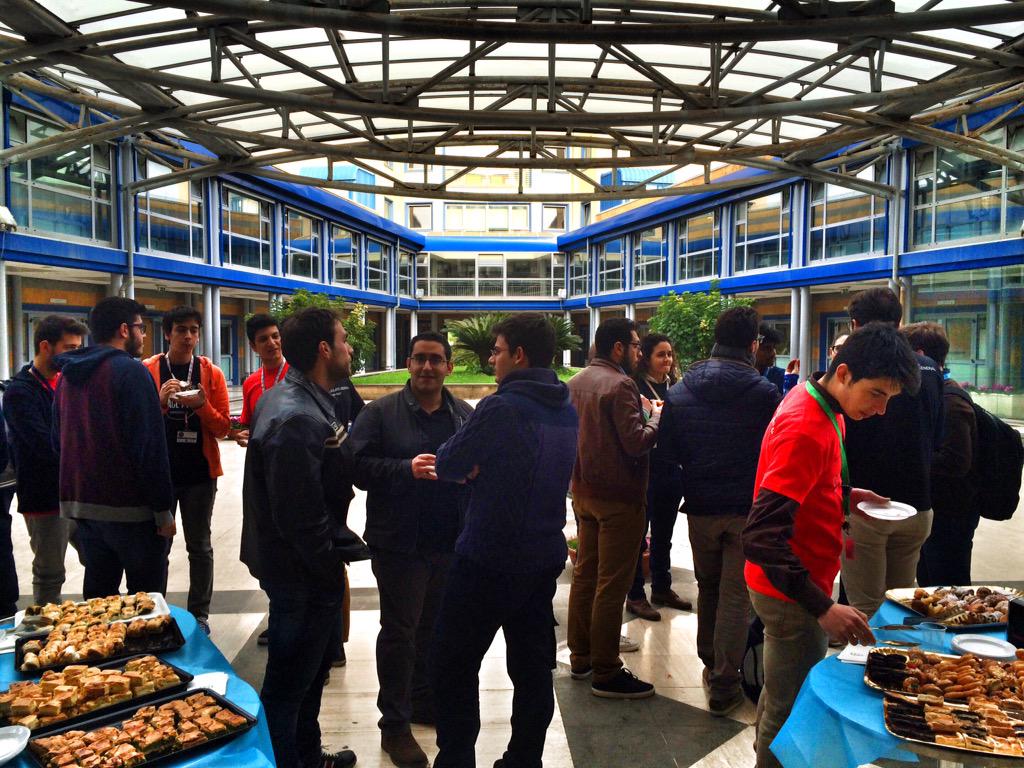 killermedia's tweet photo. #SpaceAppsNapoli Cocktail Time #Napoli #spaceapps2015 #hackathon http://t.co/ridHPr3me3
