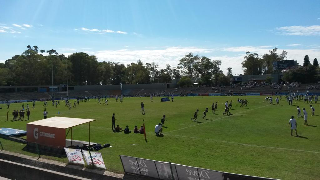 RugbyUruguay's tweet photo. #DHLFestival Impresionante jornada infantil de #Rugby en el #EstadioCharrua! http://t.co/djaFF5Q1rX