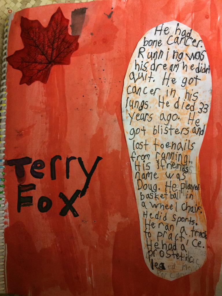 MargBjornson's tweet photo. Terry fox http://t.co/iGIhSDPFin
