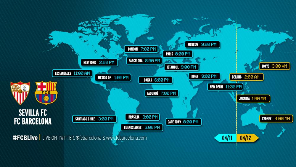 fcbarcelona_id's tweet photo. Daftar stasiun TV yang menayangkan laga Liga Sevilla vs @fcbarcelona_id http://t.co/whDM2zHzoF http://t.co/E3q5VxWmaS
