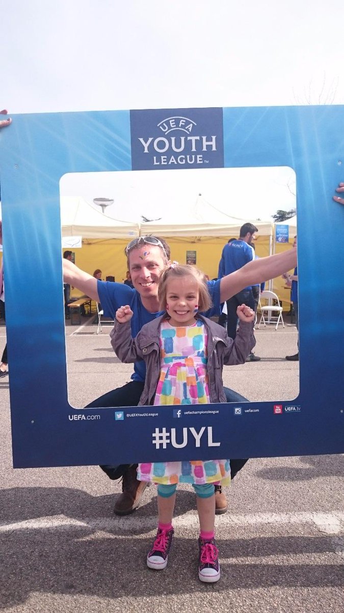 Like father, like daughter at the UEFA Youth League #UYL