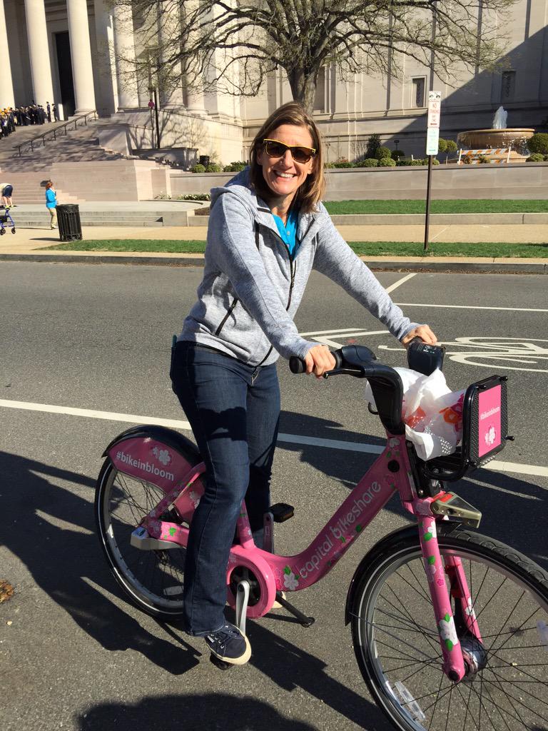 #bikeinbloom #capitalbikeshare Ready for the Cherry Blossom parade