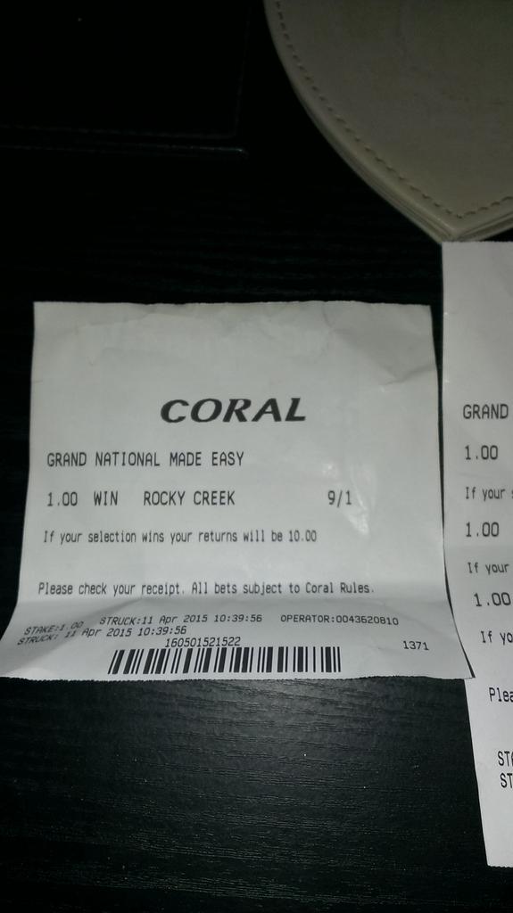 #GrandNational fingers crossed!!!