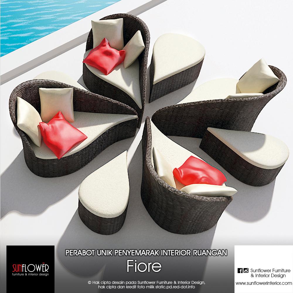 Perabot Unik Penyemarak Interior Ruangan #perabot #interior
2. Fiore goo.gl/7BvB1m
sunflowerinterior.com
