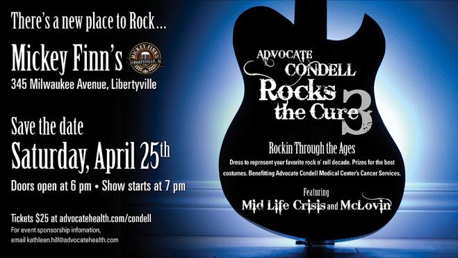 AdvocateDMT's tweet photo. 2 weeks to go! Join @AdvocateCondell on April 25th @mickeyfinns for Rocks The Cure http://t.co/4JAx0fE3mC