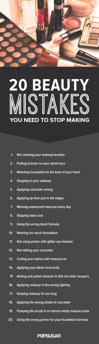 staerox's tweet photo. 20 Beauty Mistakes You Need to STOP making!! #Wealldoit #mistakes #StaeTips #Makeup #Beauty #Girls http://t.co/p72QIX9uqw
