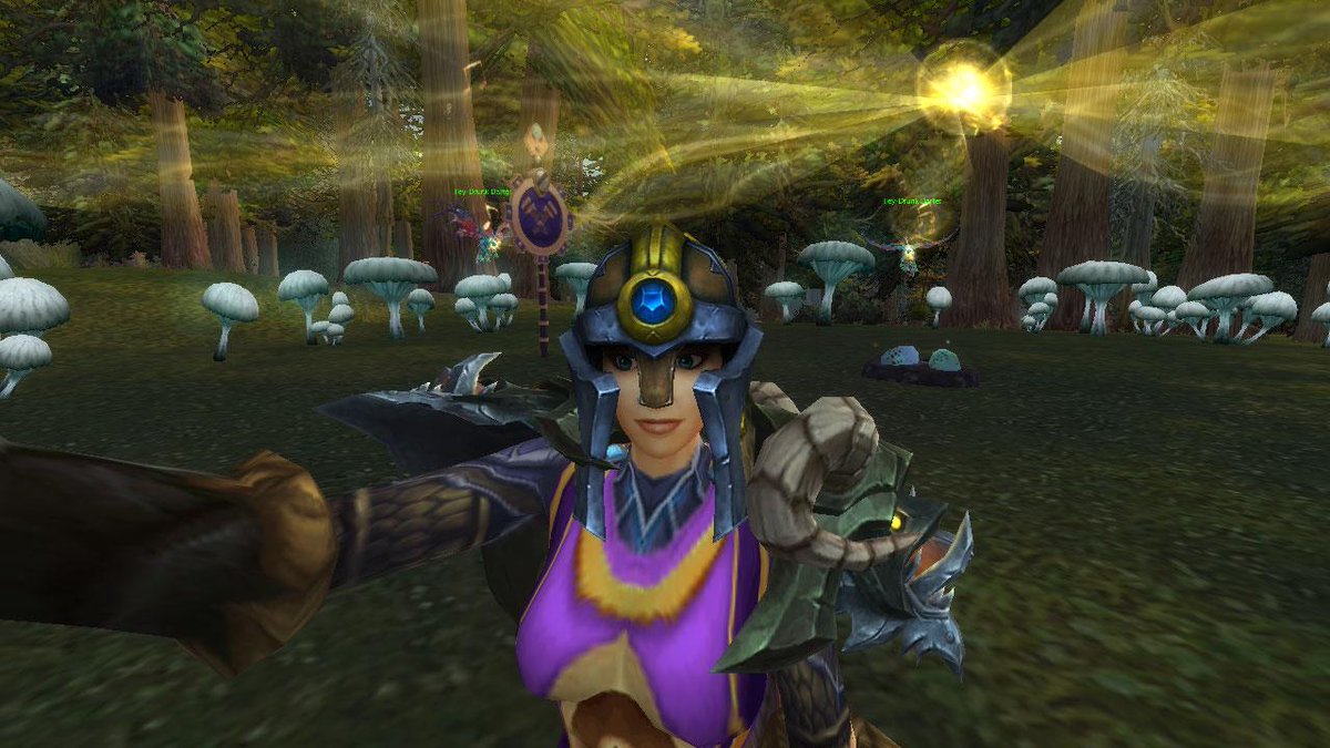 The Fay dragons secret meeting.. found it :P #warcraft