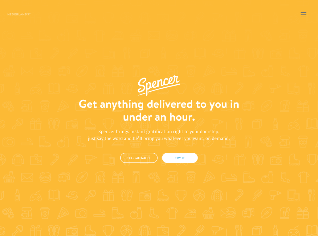 Spencer: Get anything delivered within 60 minutes btl.st/1CvqnP6