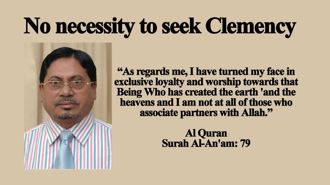 An innocent man can't ask forgiveness, so he did not ask. #Bangladesh #Kamaruzzaman <a href="/AP/">The Associated Press</a> <a href="/BBC/">BBC</a> <a href="/CNN/">CNN</a> <a href="/AlJazeera/">Al Jazeera PR</a> <a href="/UN/">United Nations</a> <a href="/hrw/">Human Rights Watch</a>