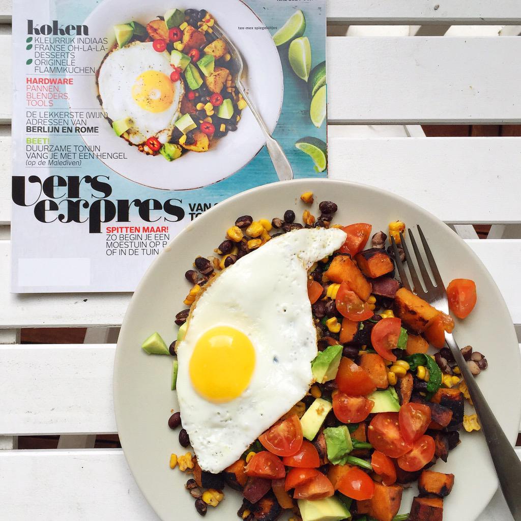 This morning's brunch was inspired by a magazine found in our <a href="/Airbnb/">Airbnb</a> in Amsterdam.
