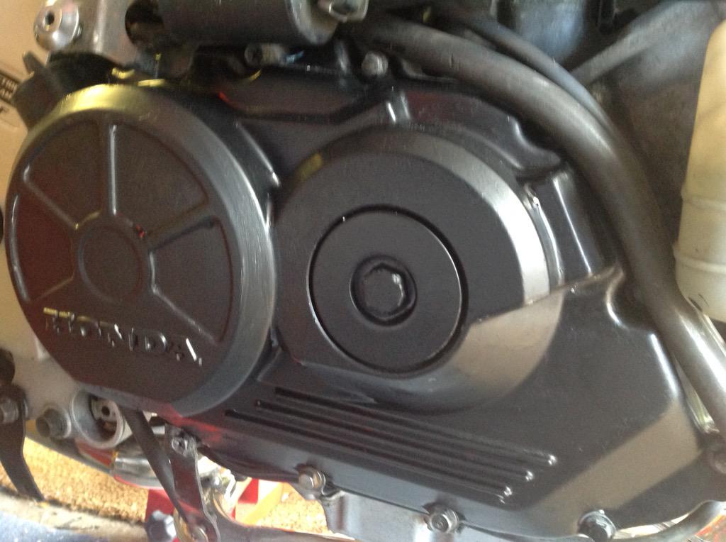 More painting - high temp paint on engine