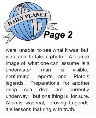 Atlantis Found? Deep Sea Explorers Rumored to Have Found Fabled City. 
By <a href="/All52Superman/">Clark Kent/Superman</a> #RPNews