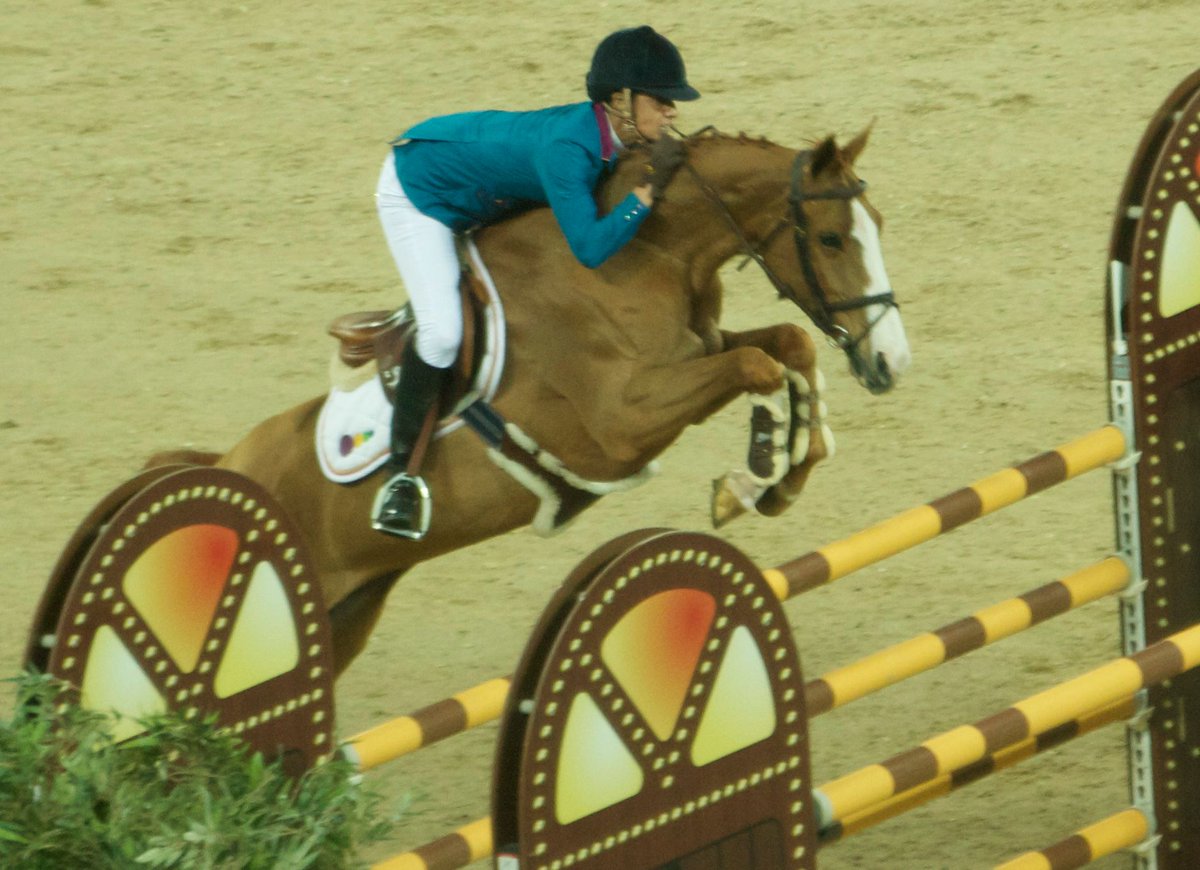 CatherineMonk1's tweet photo. Some fantastic pics of the lovely #LucianaDiniz at @GCT_events #Doha2014 all by my friend @vickyjkelly . Amazing!:) http://t.co/gijTTrCBWz
