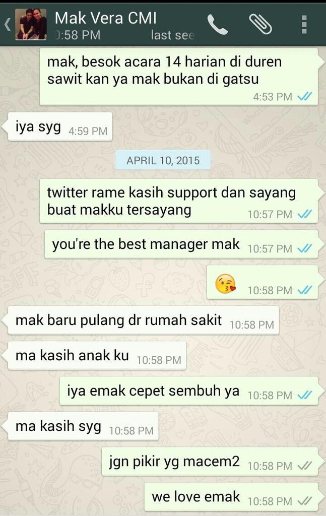 get well really soon emak ku sayang 😘