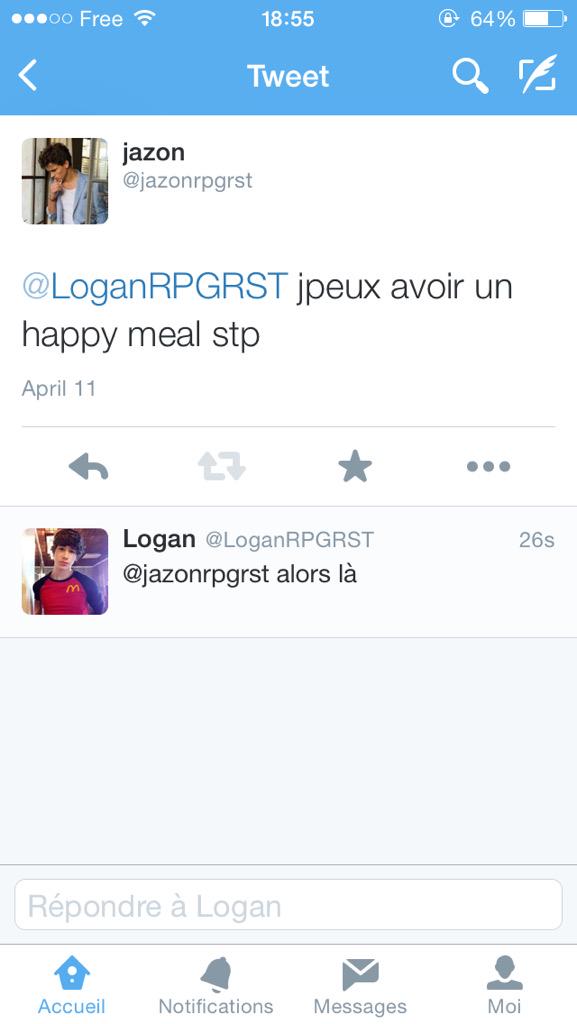 stupidrpg's tweet photo. il a cru c'était un gars de mcdo http://t.co/6vWTvDqIqn