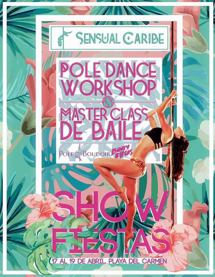 SensualCaribe's tweet photo. Te invitamos del 17 al 19 de Abril a vivir la experiencia en Pole Dance y WorkShop en Playa del Carmen #SensualCaribe http://t.co/nOAhP6dGZs