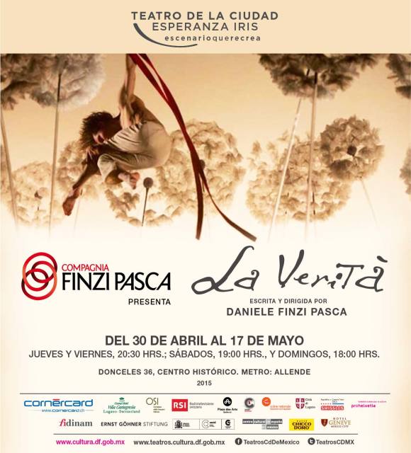 ExATec30's tweet photo. @LaVeritaMx 
Jueves a Domingods
Del 30 de Abril al 17 de Mayo
#TeatrodelaCiudad

#Teatro #Arte #Cultura
#QuehacerDF http://t.co/swvvup3KFj