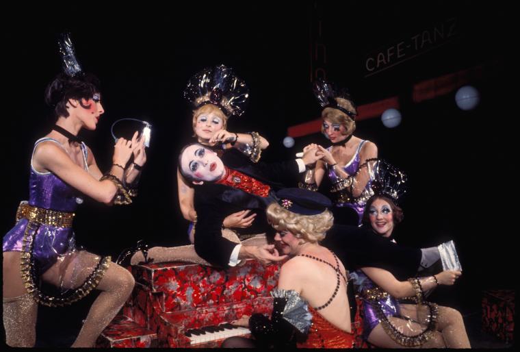 Happy birthday to Joel Grey! As the Emcee in \"Cabaret\", 1966. Via 