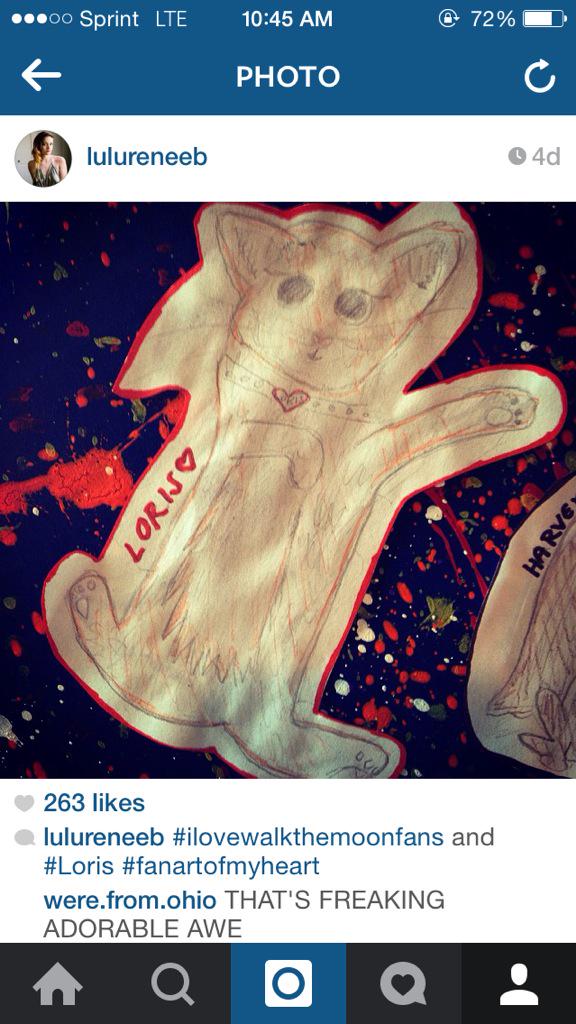 heyheyhay03's tweet photo. Love the lovely @LuLuReneetion for posting my doodle of loris💛💙💜💚❤️  #lorislove http://t.co/A3aYLiJQ7B