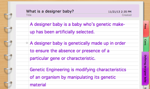 advantages of designer babies