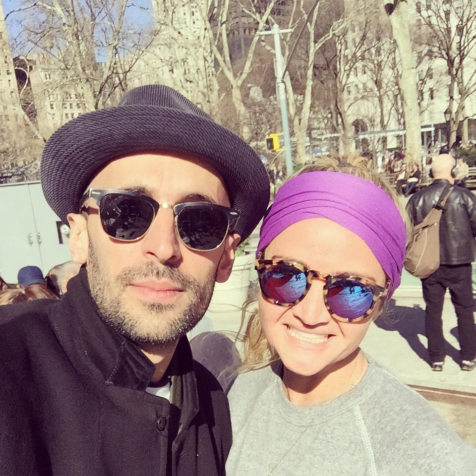 iTweetNYC's tweet photo. Bumped into my favorite artist @JRart in #NYC!  #UnframedProject #streetart #JR http://t.co/rmPMGVF8Ro
