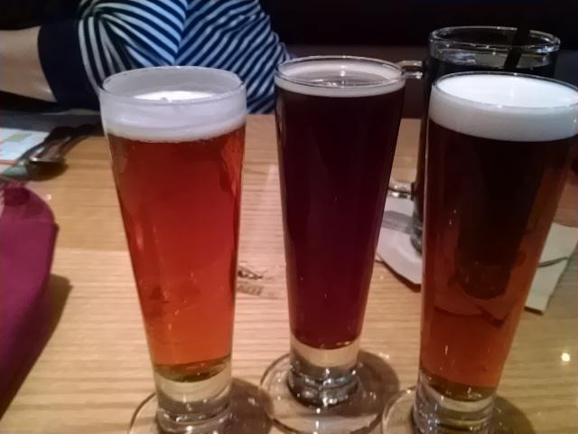 RealWodzinski's tweet photo. Saturday night sampling @bjsrestaurants celebrating @ReneeWodzinski new job!! #HopStorm http://t.co/BZlMLf99Ye